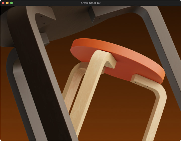 3D-Rendering-Artek-Stool-60